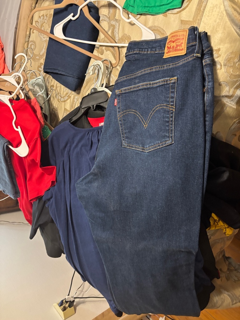 Levi's Dark Blue Relaxed Fit Jeans